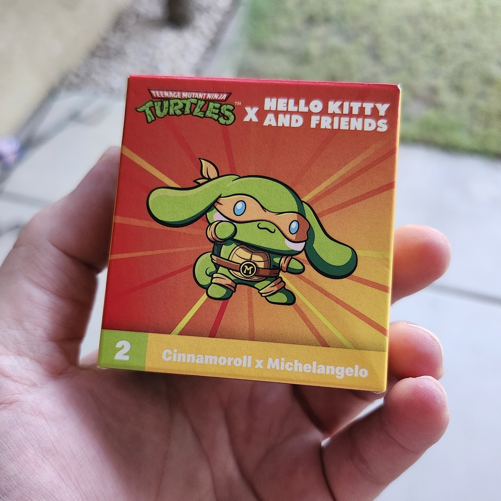2025 McDonald's TMNT x Hello Kitty #2 Cinnamoroll x Michelangelo Happy Meal Toy